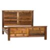 reclaimed teak wooden bed king size