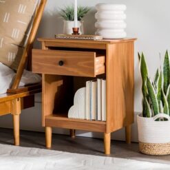teak nightstand...