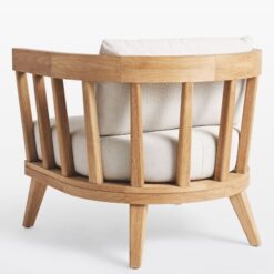 Hawai Teak Deep Seating Sofa Chair 1 Seat Natural Fine Sanded