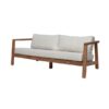 teak sofa outdoor 2 seater natural color toulouse