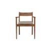 outdoor teak dining chair set with cushion