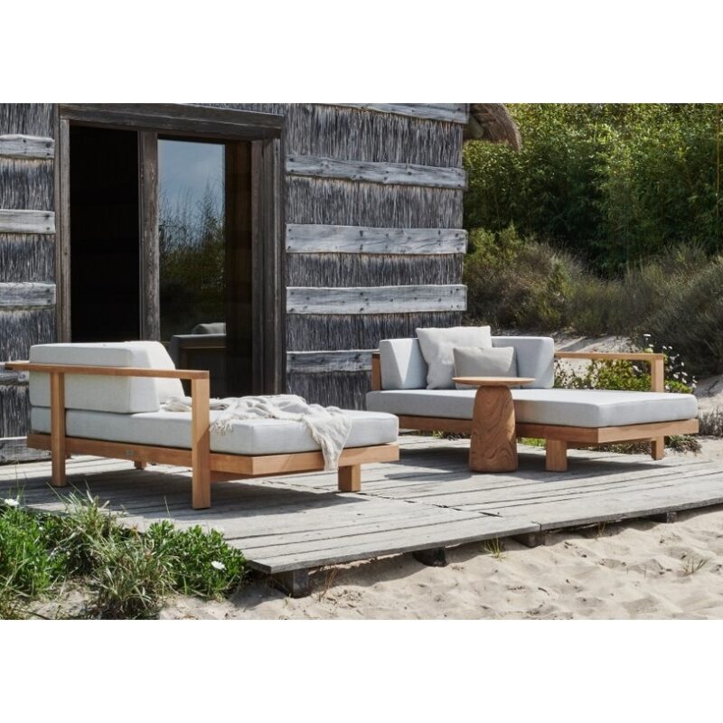 Casual teak outdoor daybed 2 Seater Miami