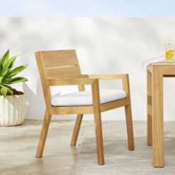 Teak arm chair for dining Missouri