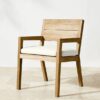 Teak arm chair for dining Missouri