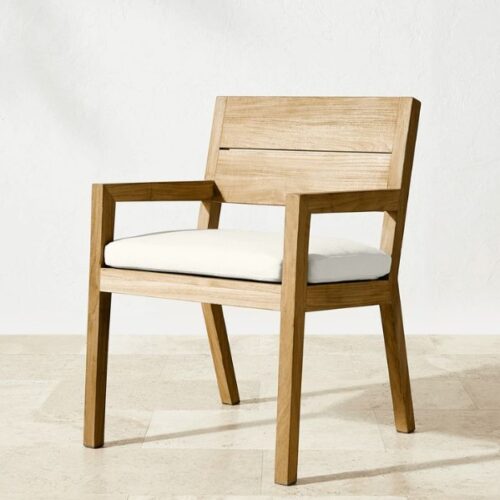 Teak arm chair for dining Missouri
