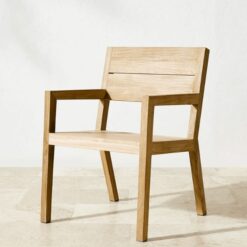 Teak arm chair for dining Missouri