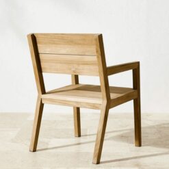 Teak arm chair for dining Missouri