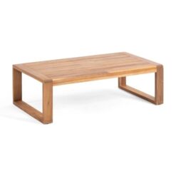 Teak Coffee Table outdoor with Slat Waterbase color