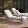 Amazon Teak Sunbed Lounger Outdoor Natural Fine Sanded