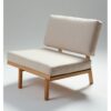 teak wood sofa without handrest natural color frame teak wood sofa without handrest natural color frame