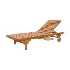 Single Teak sun Lounger Outdoor Maldives project