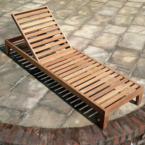 teak sun lounger outdoor natural color teak sun lounger outdoor natural color