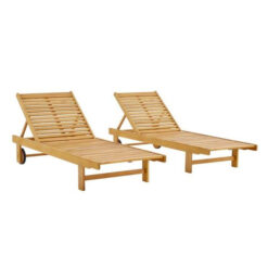 solid teak wood sun lounger without cushion slovakia