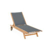 teak wooden frame sun lounger batyline teak wooden frame sun lounger batyline