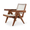 Teak Lounge Chair with Dark Brown color Pierre Jeaneret Teak Lounge Chair with Dark Brown color Pierre Jeaneret