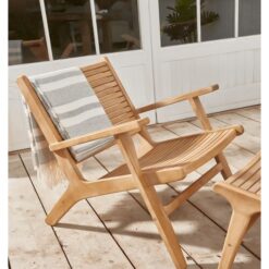 Teak Lounge Cha... Teak Lounge Chair with Small Slat wood Natural
