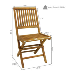 TEAK FOLDING GA... TEAK FOLDING GA...