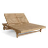 Double Teak sun Lounger Outdoor Maldives project Double Teak sun Lounger Outdoor Maldives project