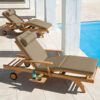 Single Teak sun Lounger Outdoor South Africa