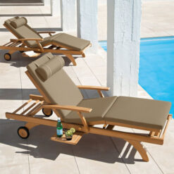 Single Teak sun Lounger Outdoor South Africa