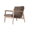 Teak Wood Accent Chair Natural Color
