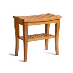 TEAK BATH STOOL... TEAK BATH STOOLS SHOWER FURNITURE WOOD