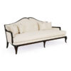 Mahogany Wood Sofa French Style Black Color Frame Mahogany Wood Sofa French Style Black Color Frame