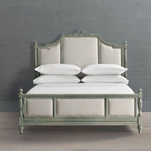 Solid Wood Beds Green Turquoise Color Frame