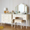 Wooden Classic Dressing Table with Mirror Wooden Classic Dressing Table with Mirror