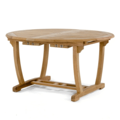 Outdoor Dining Table Oval Fine Sanded