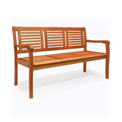 Outdoor Bench Made by Teak Wood Natural Color