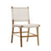 Dining Wood Natural Color with Rope Seat and Backrest Dining Wood Natural Color with Rope Seat and Backrest