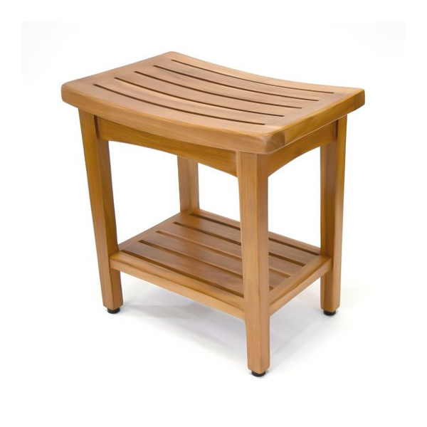 Teak Shower Bench Wood Natural Color Teak Shower Bench Wood Natural Color