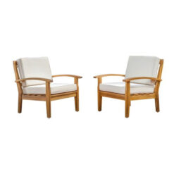 Outdoor Sofa Teak Wood Fine Sanded Sweden