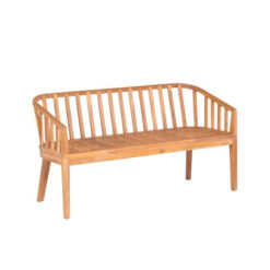 Wooden Outdoor Teak Bench Natural Color