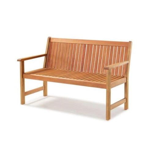 Solid Teak Garden Bench Fine Sanded