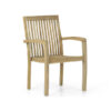 Outdoor Wooden Dining Chair Fine Sanded