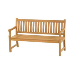 Outdoor Teak Bench Fine Sanded 3 Seater