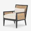 Teak Wood Accent Chair with a Little Rattan