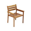 Teak Wooden Armchair Fine Sanded