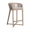 Solid Teak Wood Bar Stools Weathered Color Solid Teak Wood Bar Stools Weathered Color