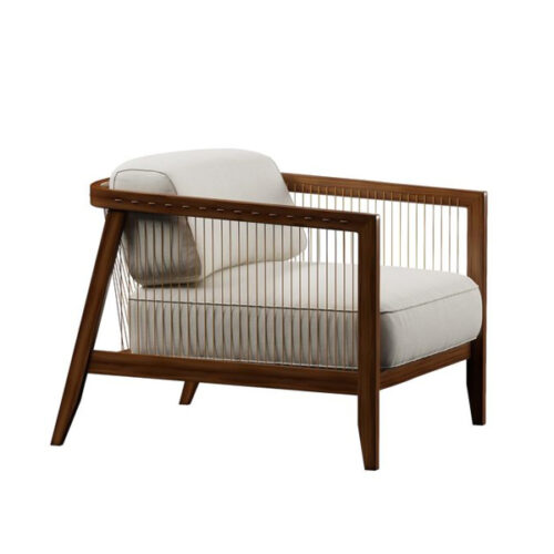 Teak Deep Living Room Chair