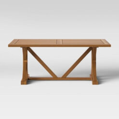 Solid Teak Wood Square Outdoor Dining Table