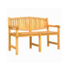 Made by Teak Wood Outdoor Bench Fine Sanded