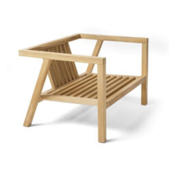 Wooden Teak Modern Sofa Brown Color Cushion