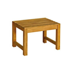 Teak Wooden Shower Bench Slides Fine Sanded