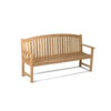 Wooden Teak Outdoor Bench Natural Color