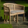 Banana Bench Natural Color with Cushion