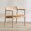Teak Accent Chair Natural Color with Slim Cushion Teak Accent Chair Natural Color with Slim Cushion