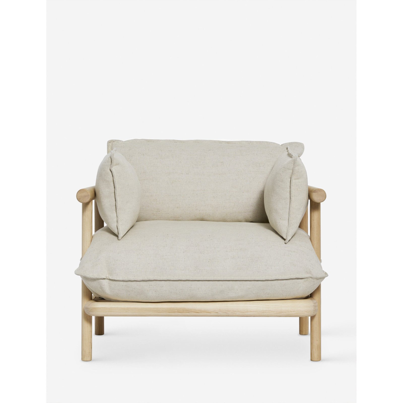 Accent Chair Natural Color with Cushion Accent Chair Natural Color with Cushion